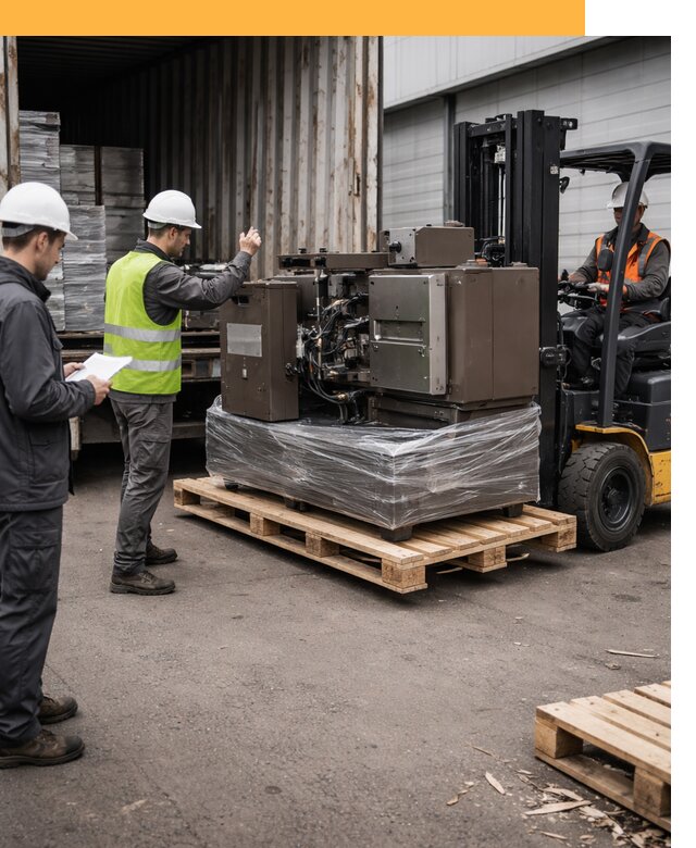 Доставка промышленного оборудования из Европы от 46575