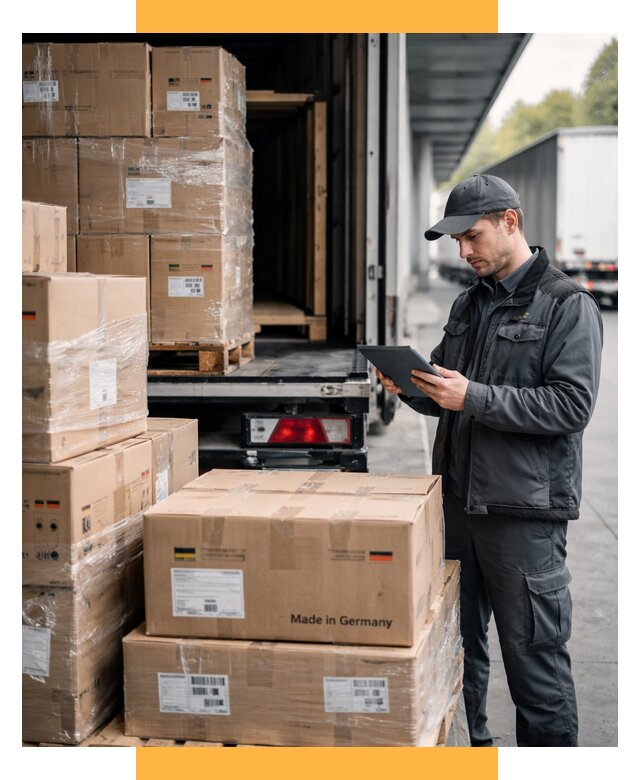 Доставка грузов из Германии от 46575 р. быстро - СетСервис-Злн