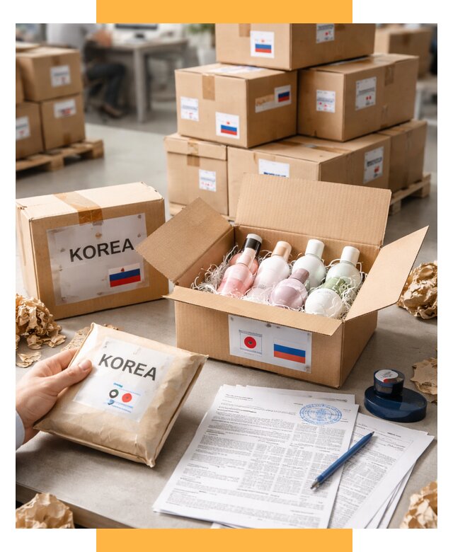 Доставка косметики из Кореи от 8798 р. под ключ | СетСервис-Злн