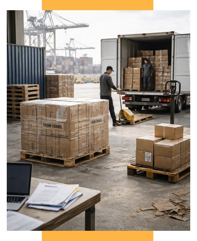 Доставка грузов из Израиля от 15525 р., логистика от СетСервис-Злн