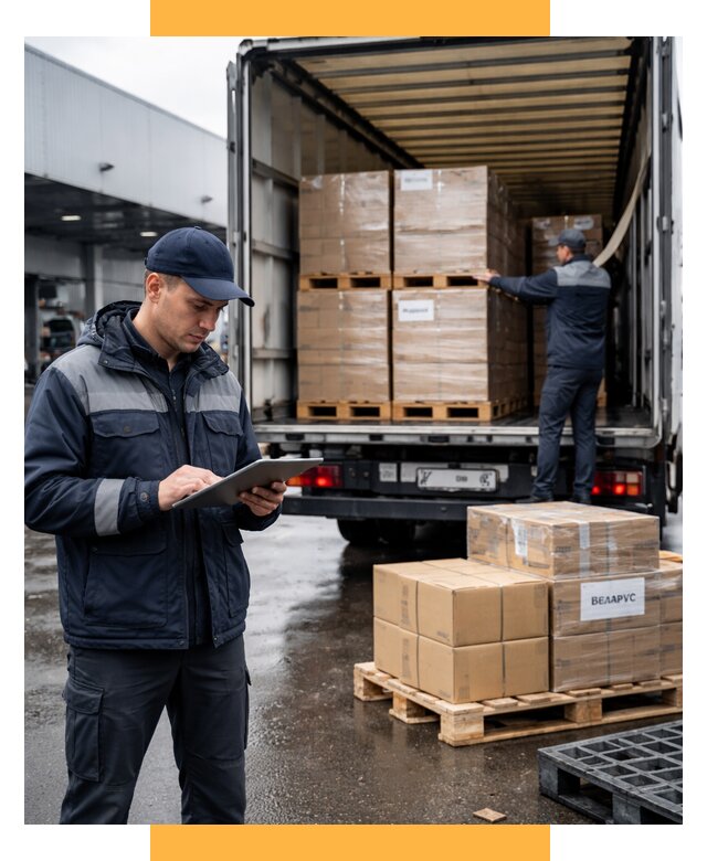 Доставка грузов из Беларуси от 15525 р. логистика СетСервис-Злн