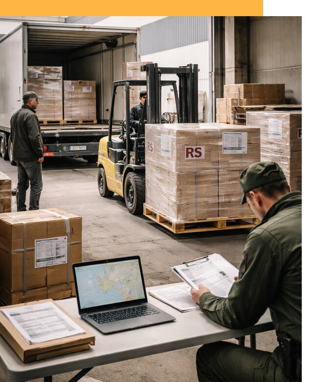 Доставка грузов в Сербию от 46575 руб, международные перевозки