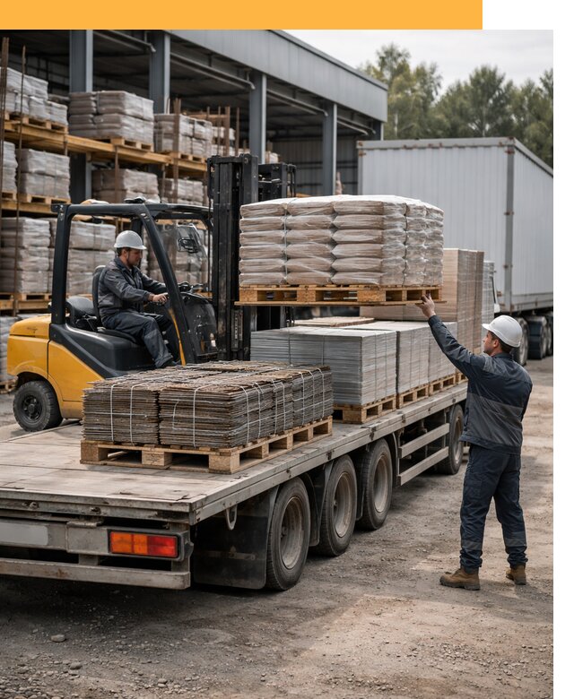 Перевозка строительных материалов по миру от 5693 руб