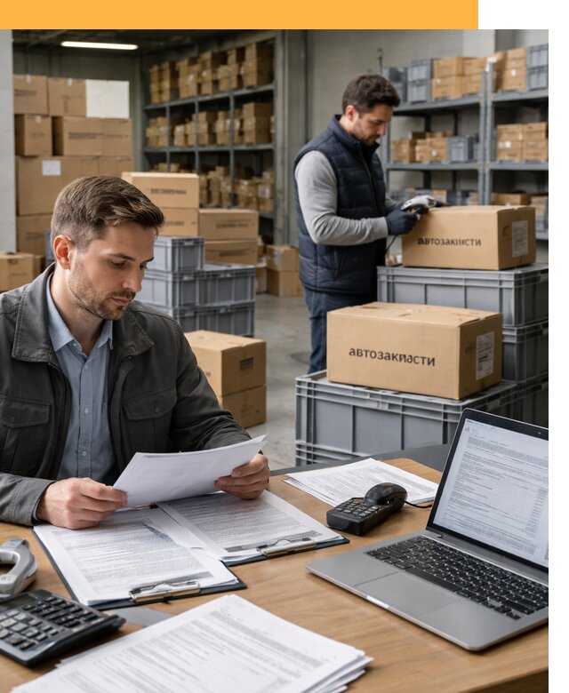 Таможенное оформление автозапчастей по выгодным тарифам от 8798