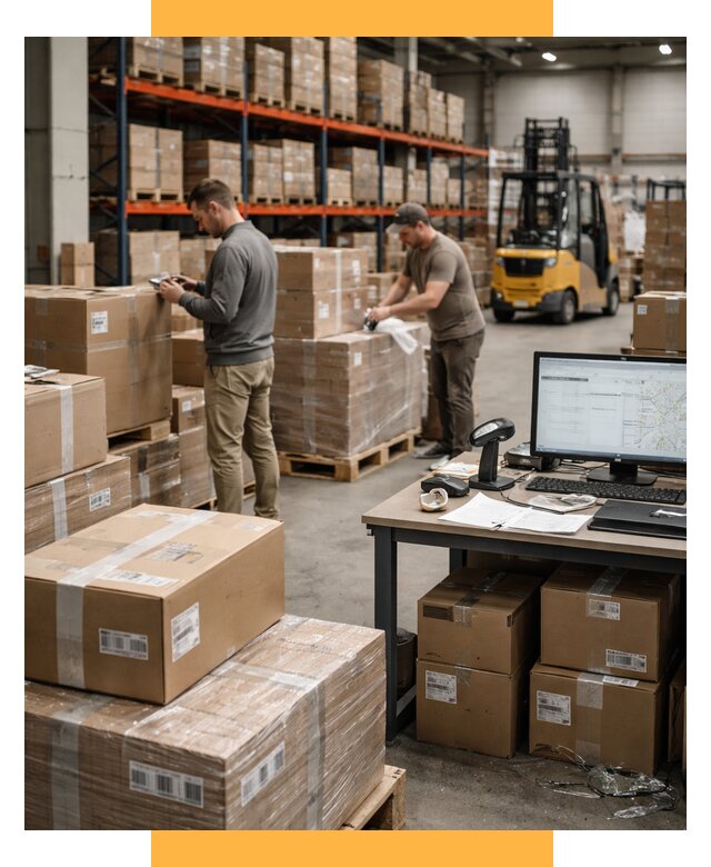 Склад консолидации в Европе от 6728 р., услуги СетСервис-Злн